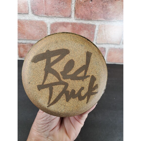 Vintage Red Duck Studio Signed Pottery Vase Blue-Lavender Ombre Glaze, Sedona AZ - Picture 10 of 11